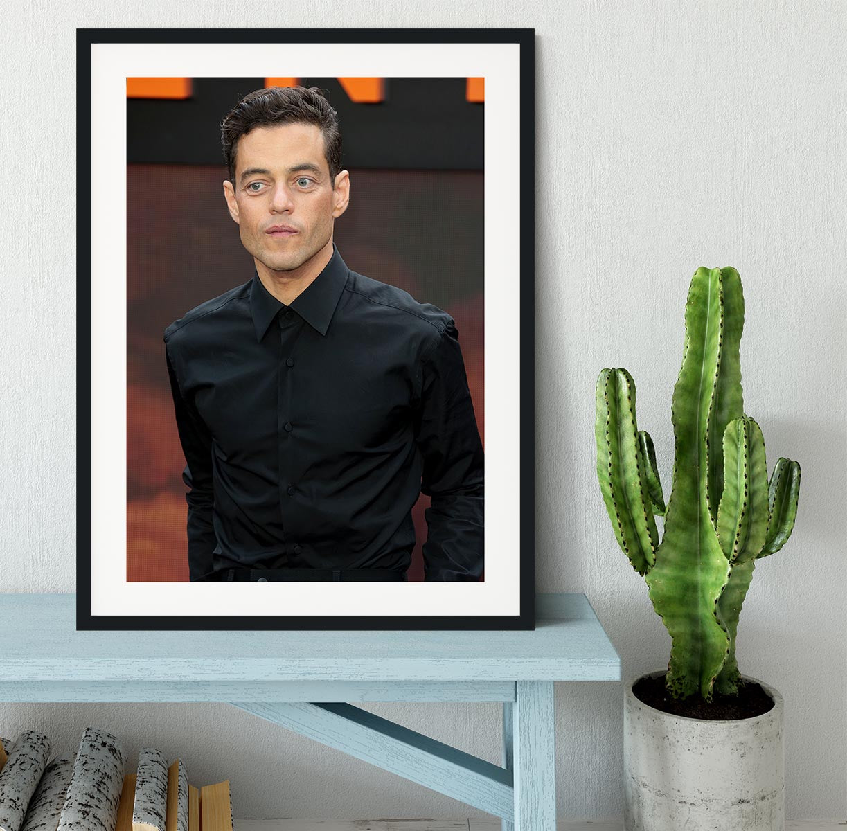 Rami Malik at the Oppenheimer premiere Framed Print - Canvas Art Rocks - 1