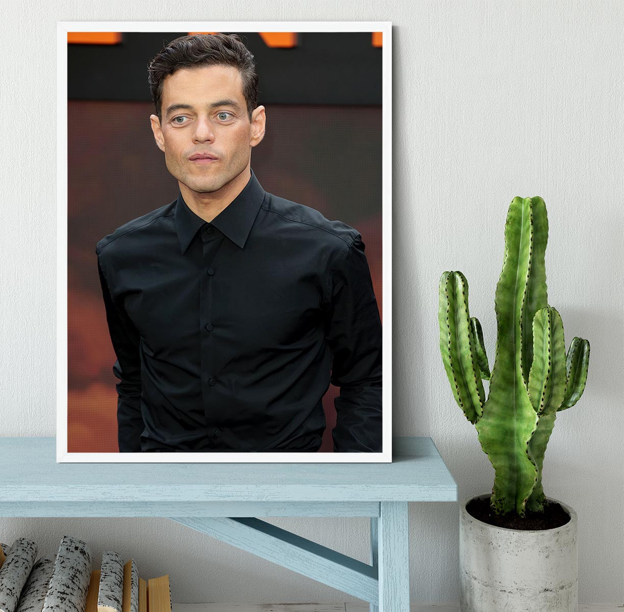 Rami Malik at the Oppenheimer premiere Framed Print - Canvas Art Rocks -6