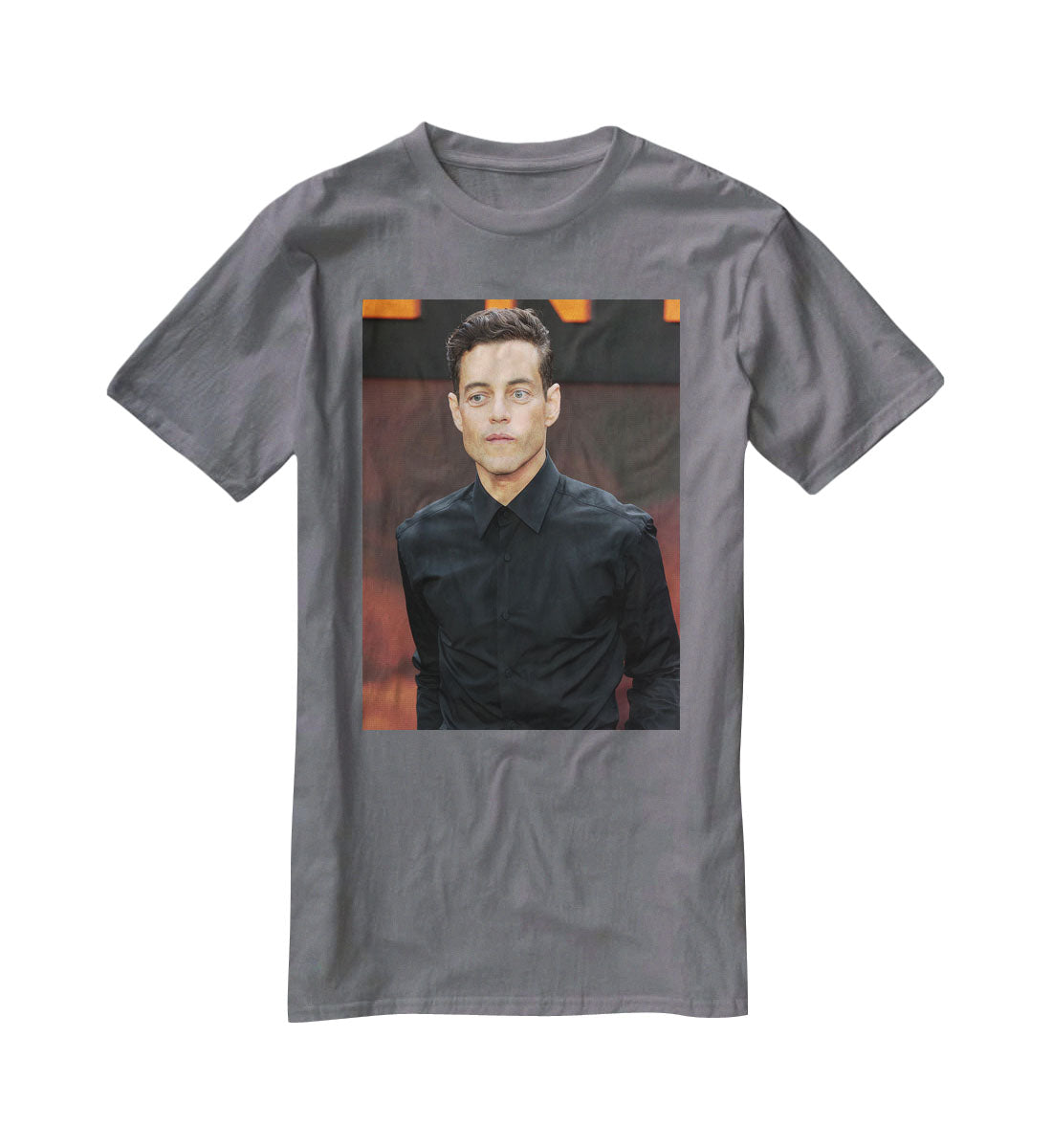 Rami Malik at the Oppenheimer premiere T-Shirt - Canvas Art Rocks - 3