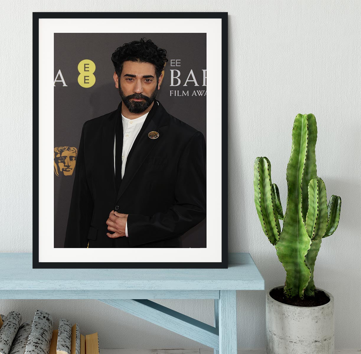 Ray Panthaki at the Baftas Framed Print - Canvas Art Rocks - 1