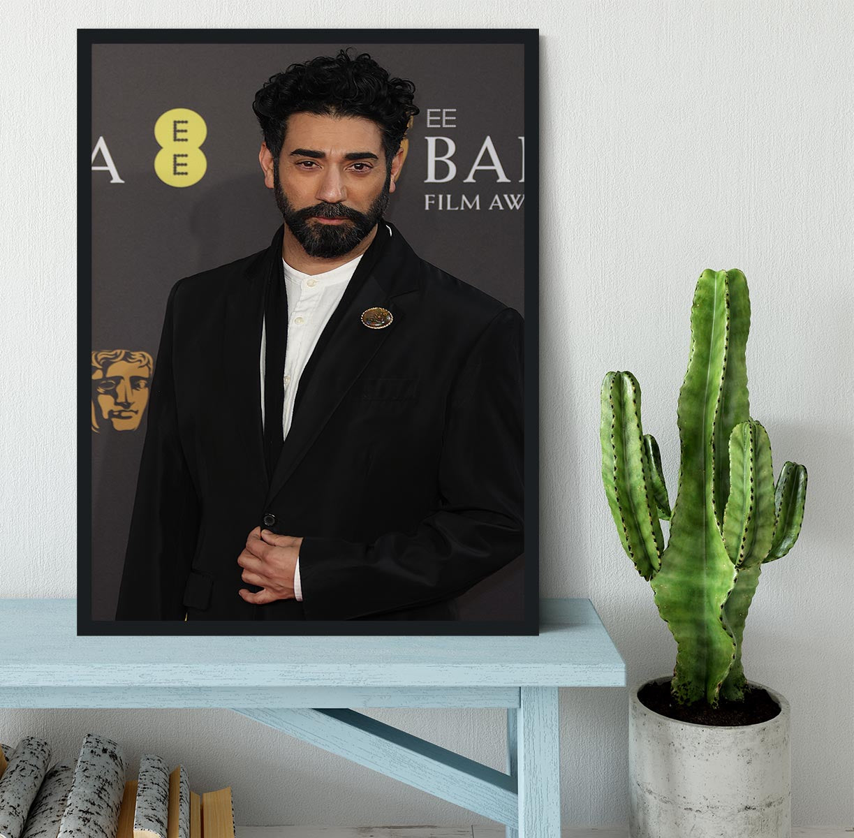 Ray Panthaki at the Baftas Framed Print - Canvas Art Rocks - 2