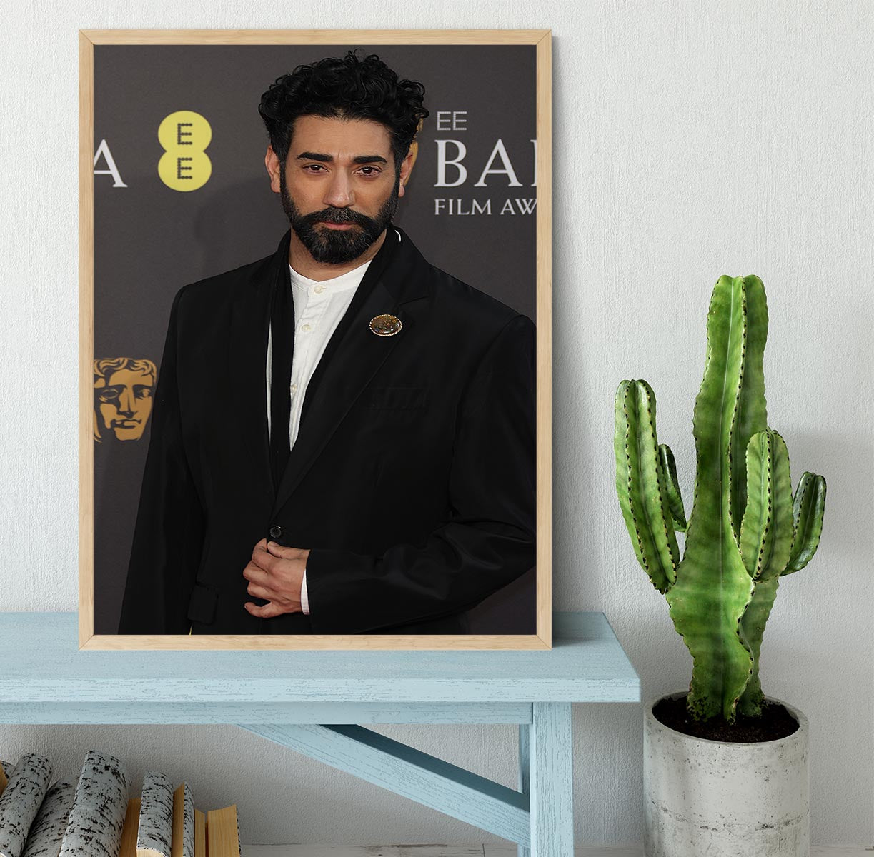 Ray Panthaki at the Baftas Framed Print - Canvas Art Rocks - 4