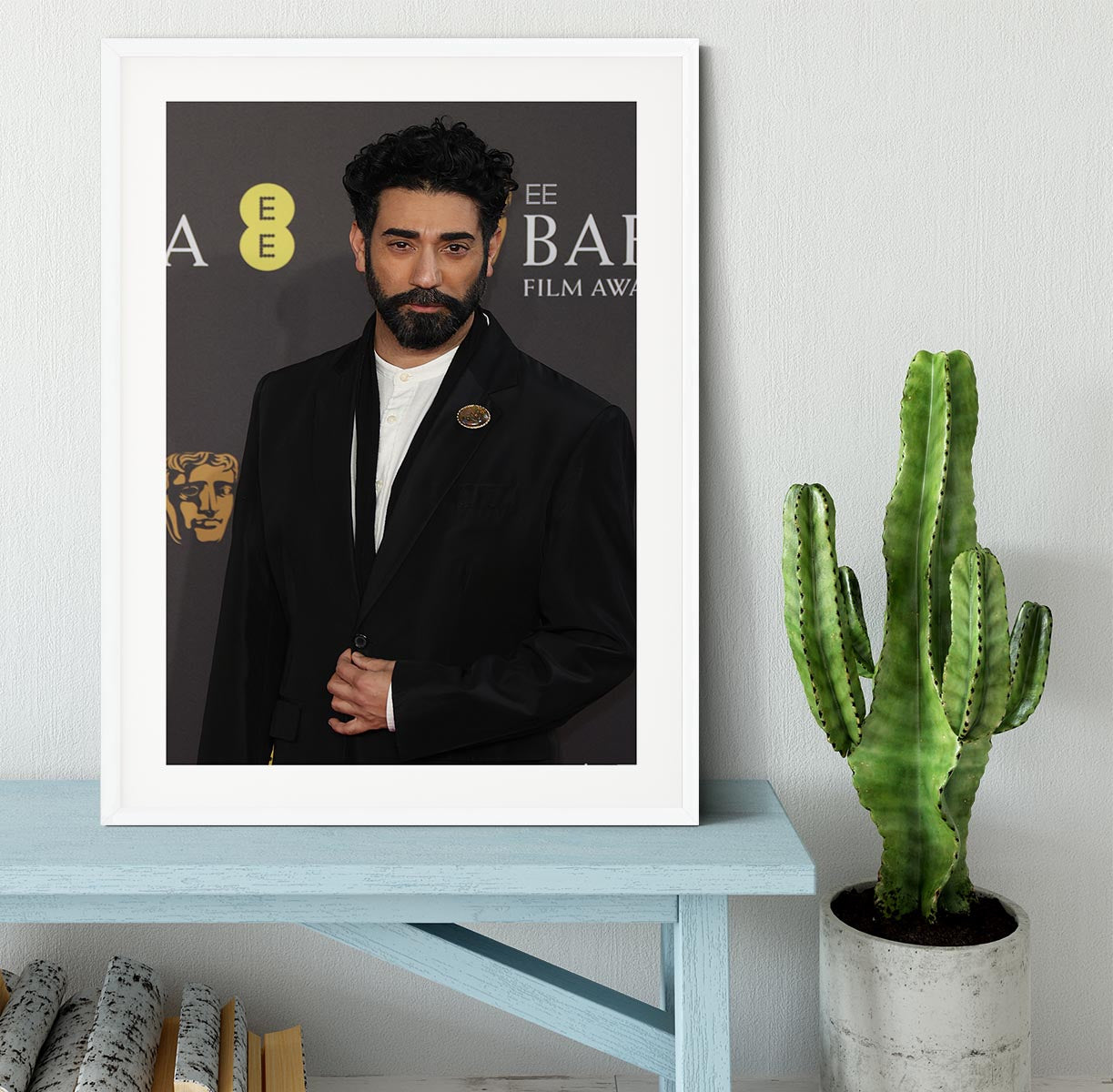 Ray Panthaki at the Baftas Framed Print - Canvas Art Rocks - 5