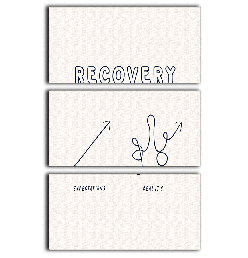 Recovery 3 Split Panel Canvas Print - Canvas Art Rocks - 1