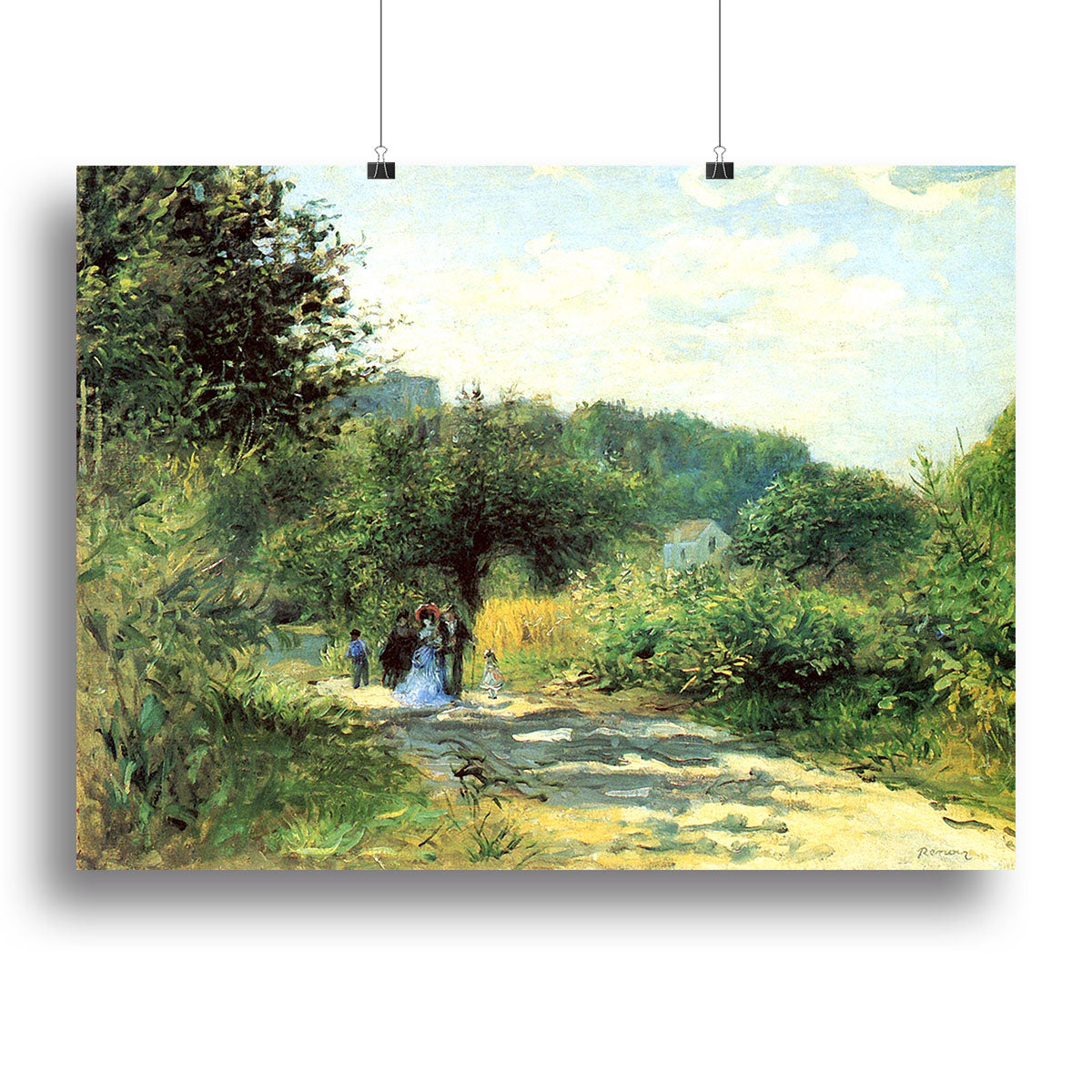 Road to Louveciennes by Renoir Poster - Unframed
