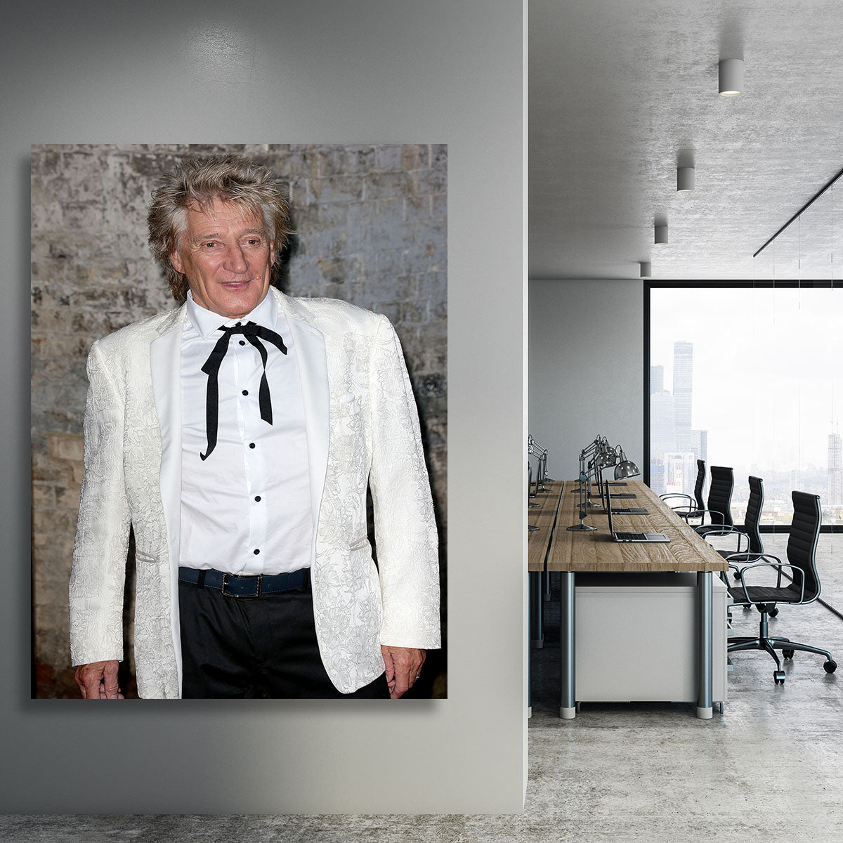 Rod Stewart in 2023 Canvas Print or Poster - Canvas Art Rocks - 3