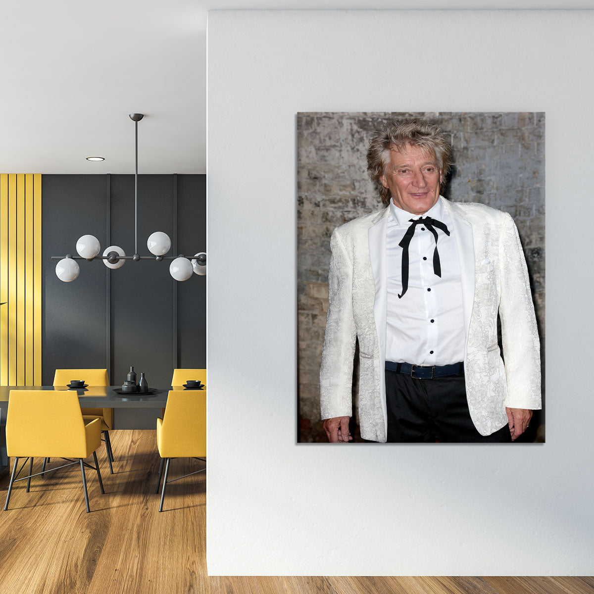 Rod Stewart in 2023 Canvas Print or Poster - Canvas Art Rocks - 4