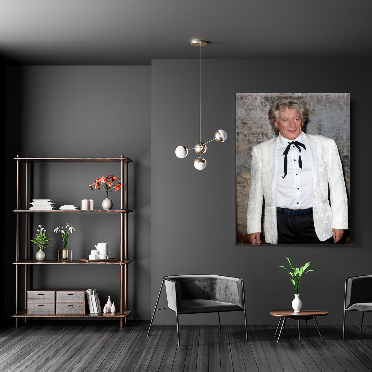 Rod Stewart in 2023 Canvas Print or Poster - Canvas Art Rocks - 5