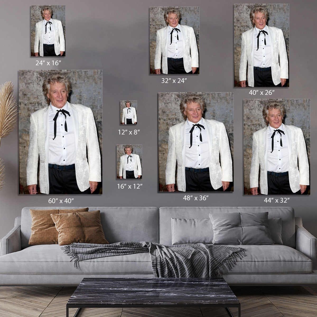 Rod Stewart in 2023 Canvas Print or Poster - Canvas Art Rocks - 7