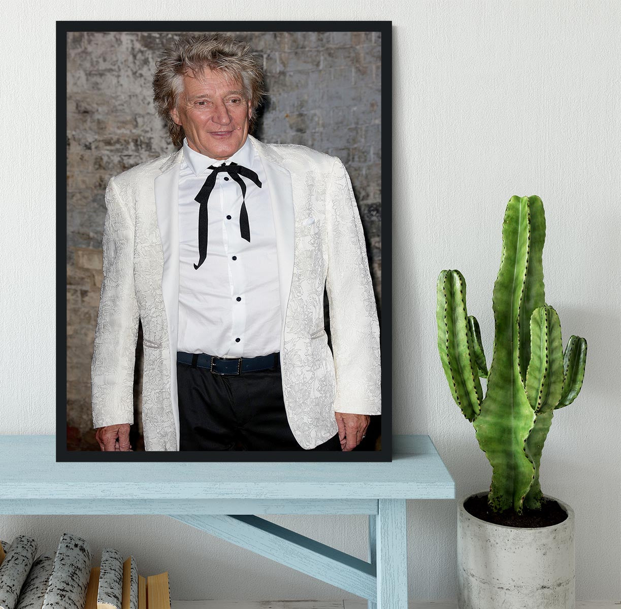 Rod Stewart in 2023 Framed Print - Canvas Art Rocks - 2