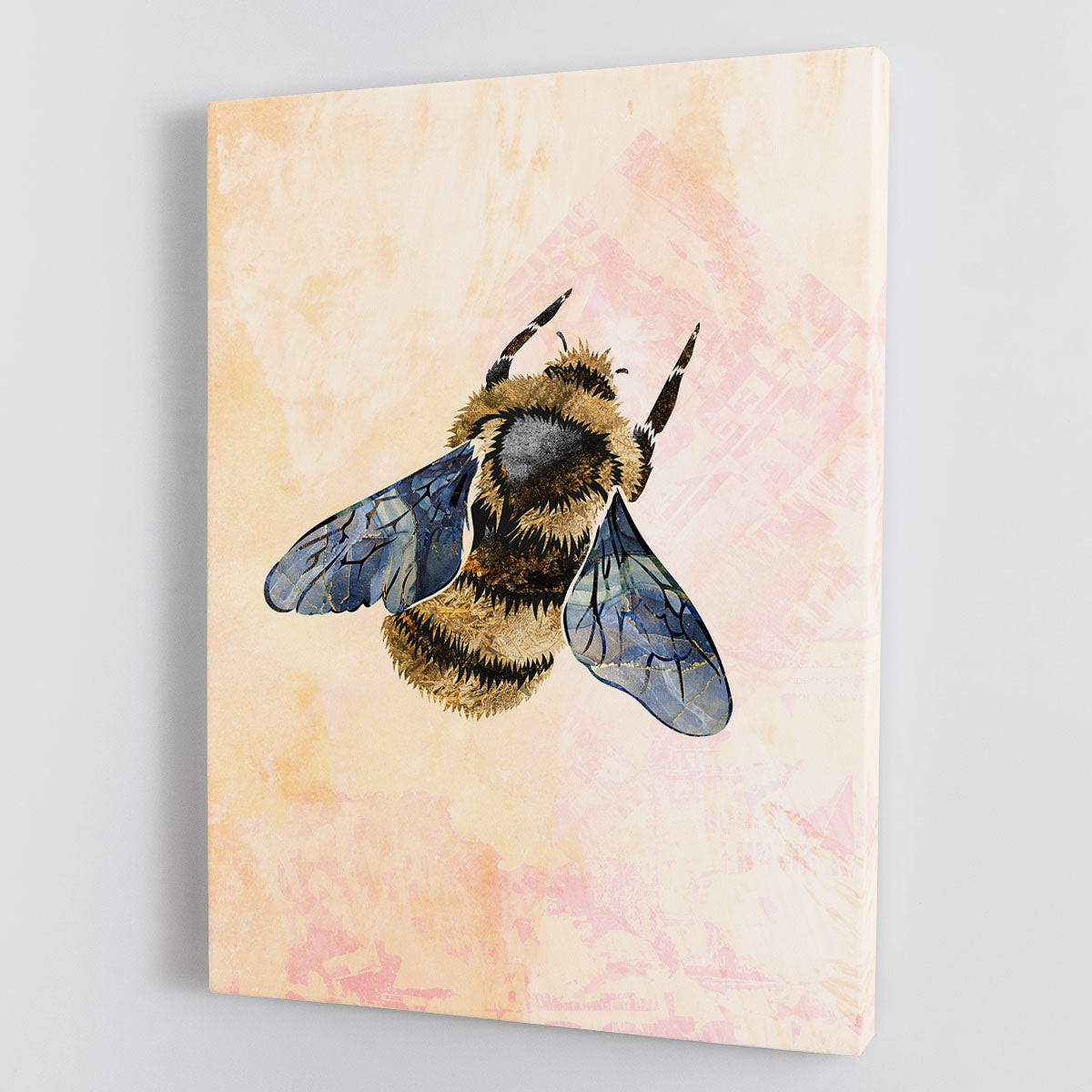 Rustic bee Canvas Print or Poster - 1x - 1