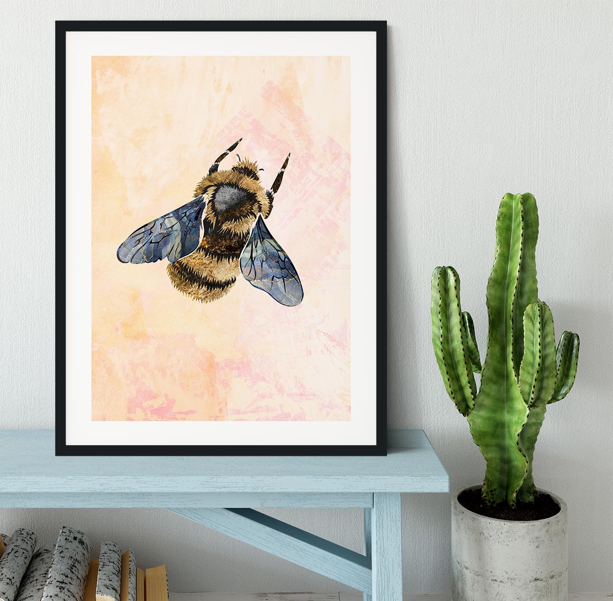 Rustic bee Framed Print - 1x - 1