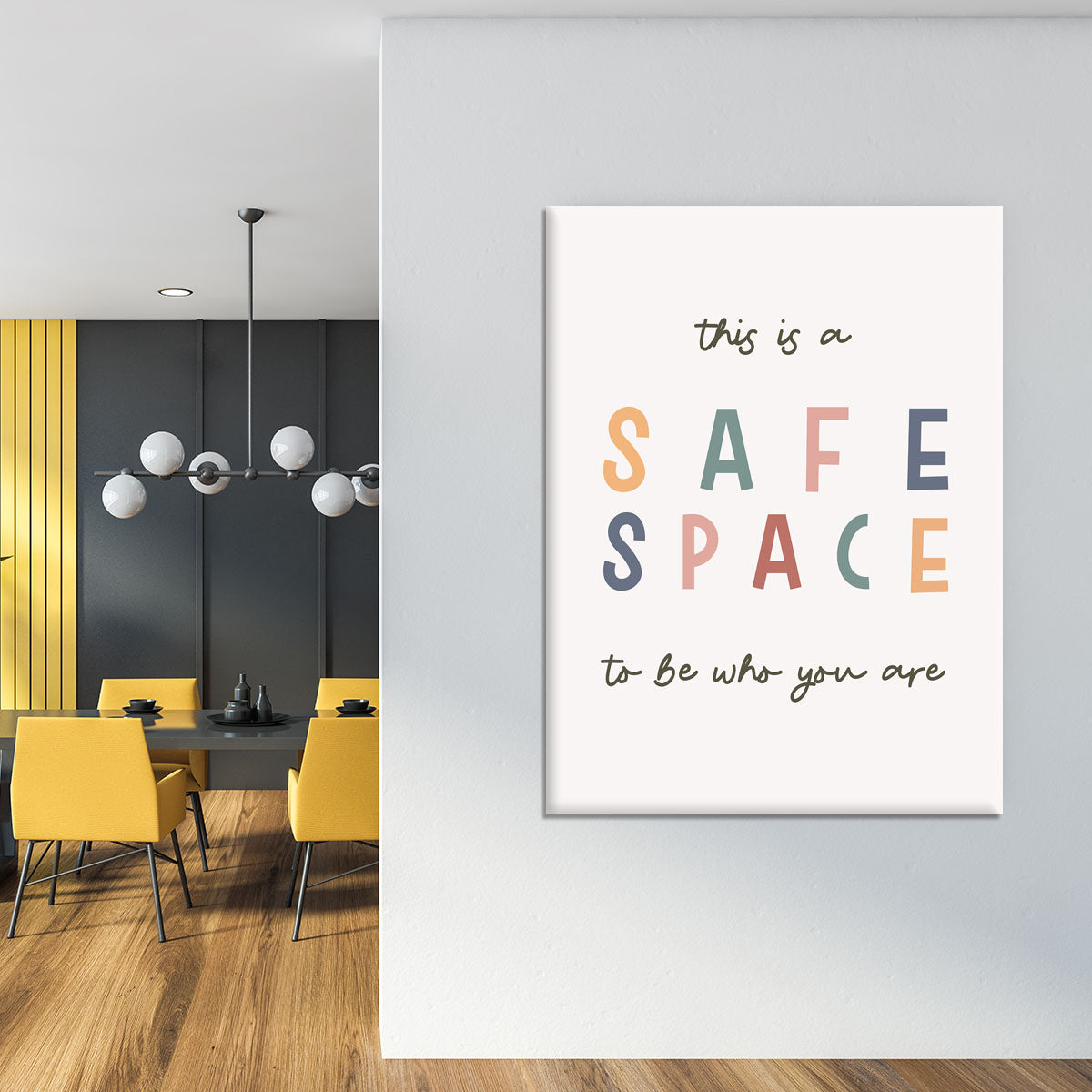 Safe Space Canvas Print or Poster - Canvas Art Rocks - 4