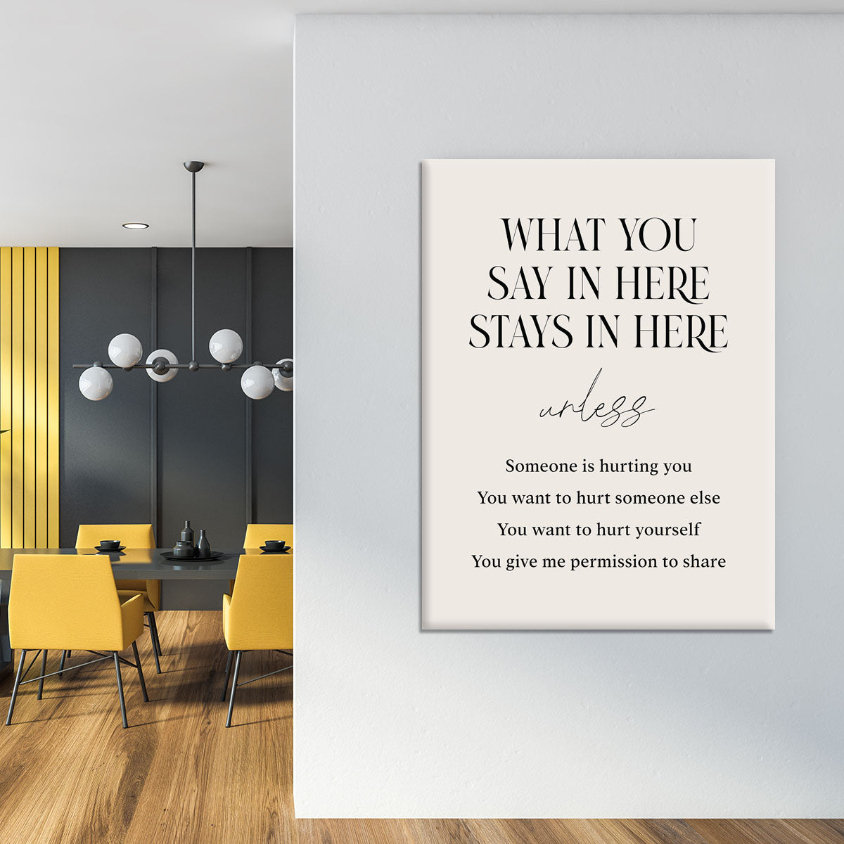 Saysherestayhere Canvas Print or Poster - Canvas Art Rocks - 4