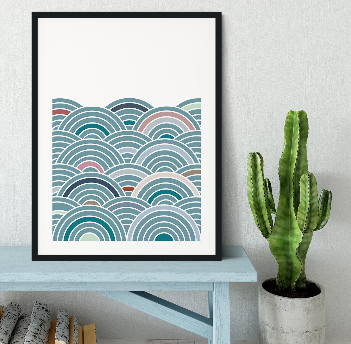 Sea of Rainbows Framed Print - 1x - 1