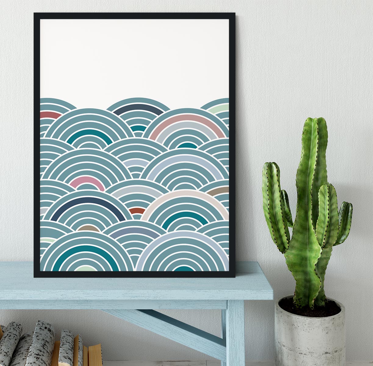 Sea of Rainbows Framed Print - 1x - 2