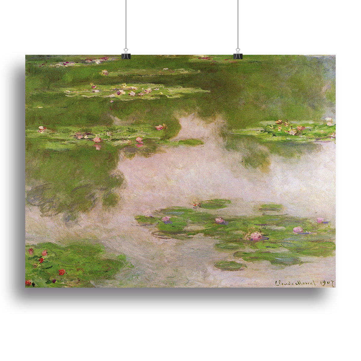 Sea roses 2 by Monet Poster - Unframed