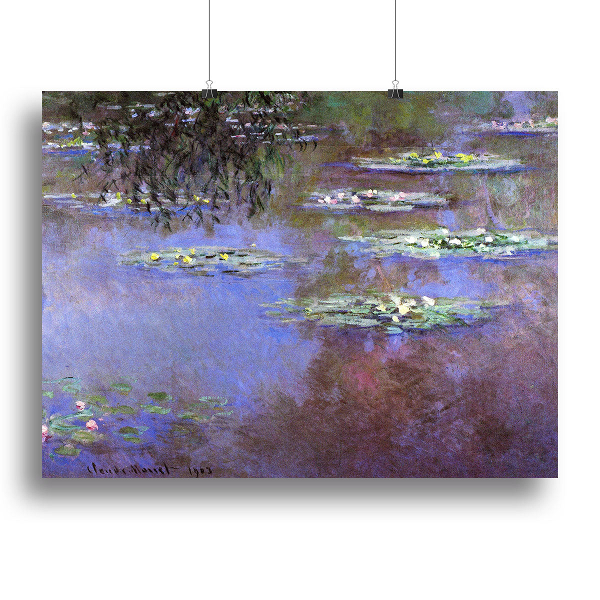 Sea roses 4 by Monet Poster - Unframed