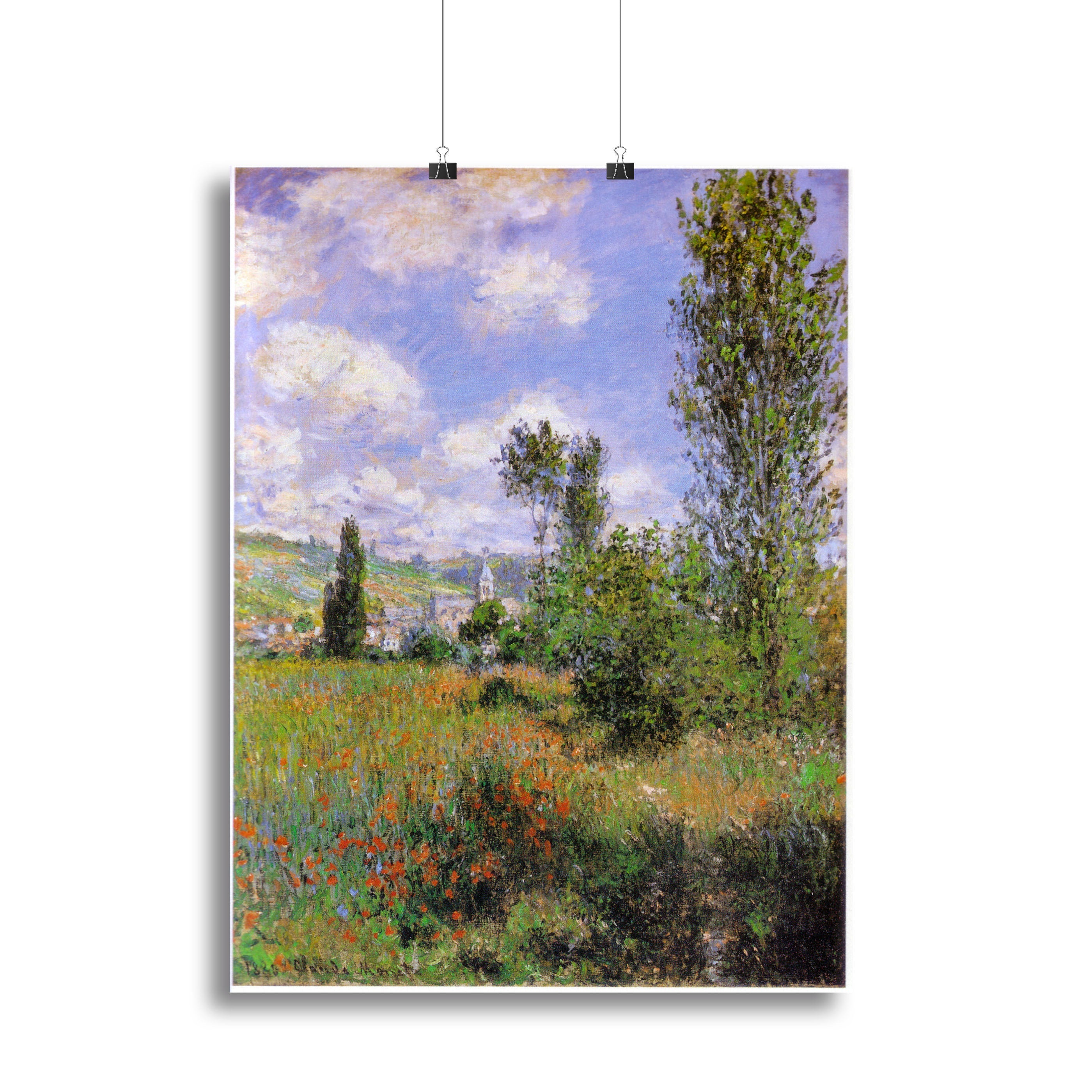 Sentier ile Saint Martin 1880 by Monet Poster - Unframed