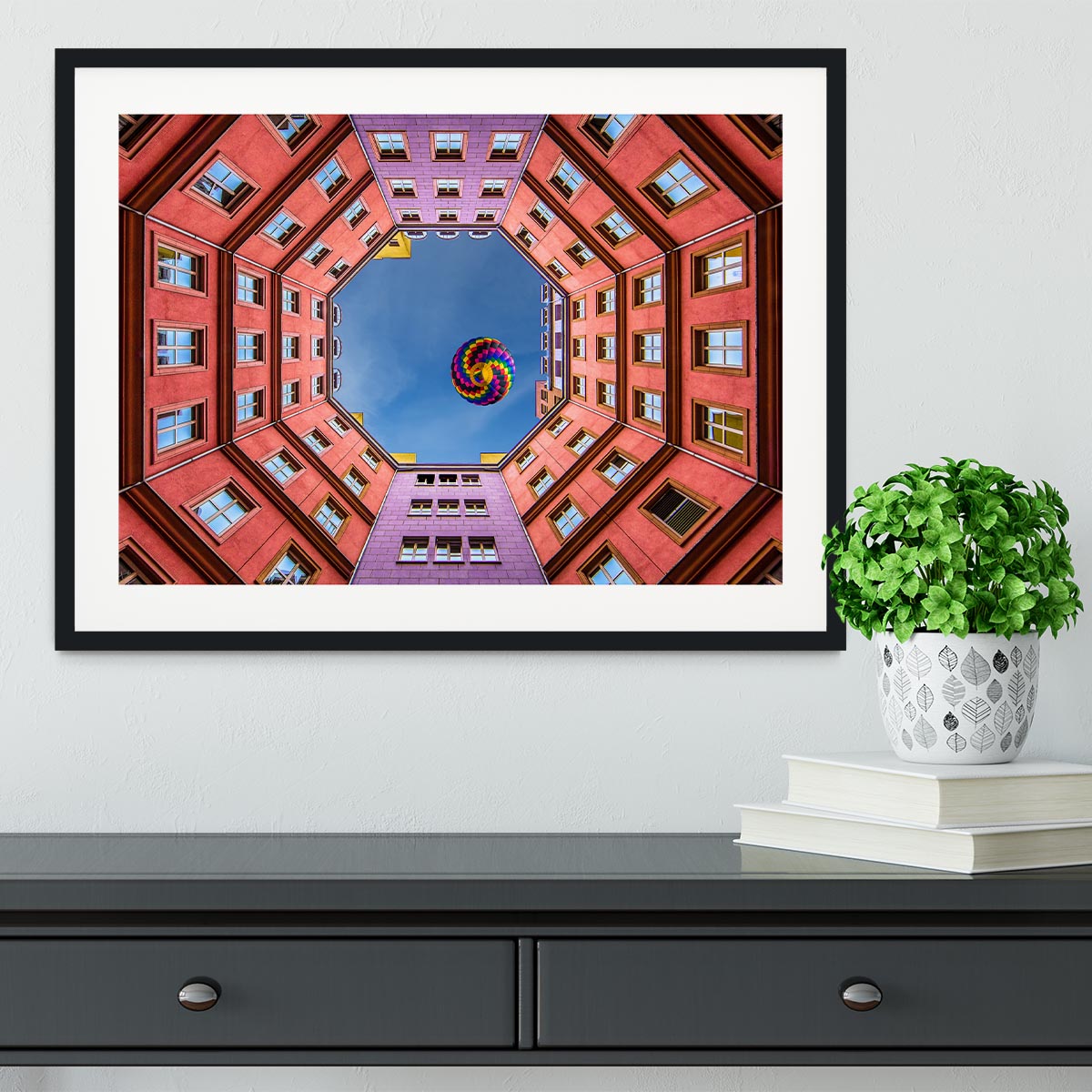 Shapes and Swirls Framed Print - 1x - 1