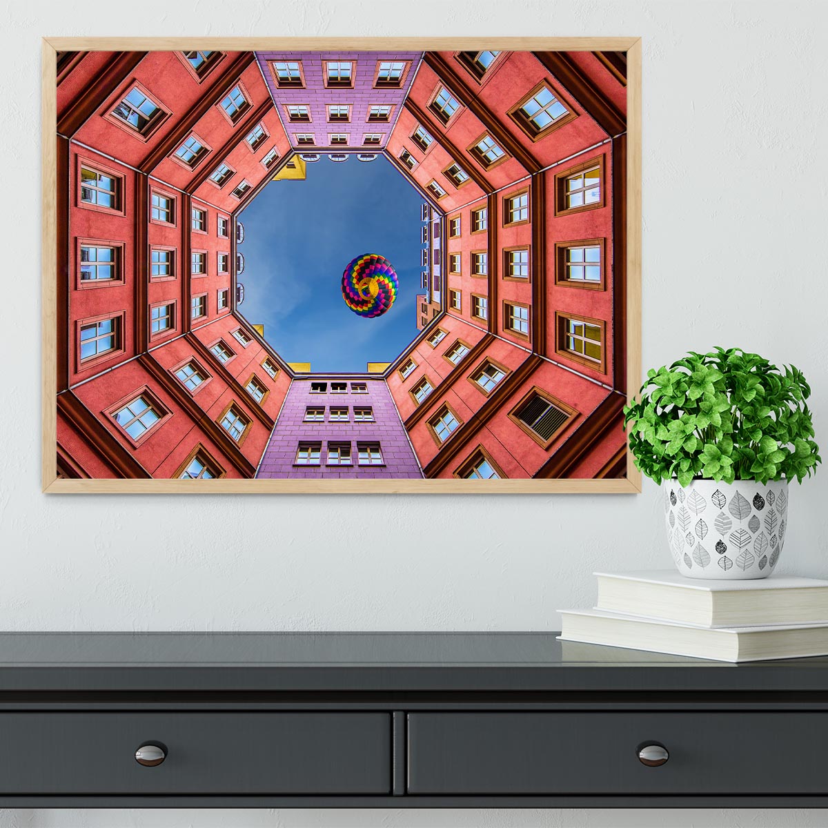 Shapes and Swirls Framed Print - 1x - 4