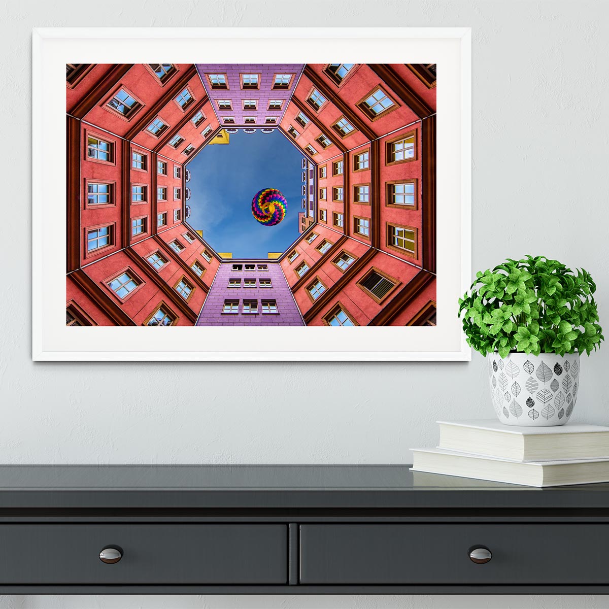 Shapes and Swirls Framed Print - 1x - 5