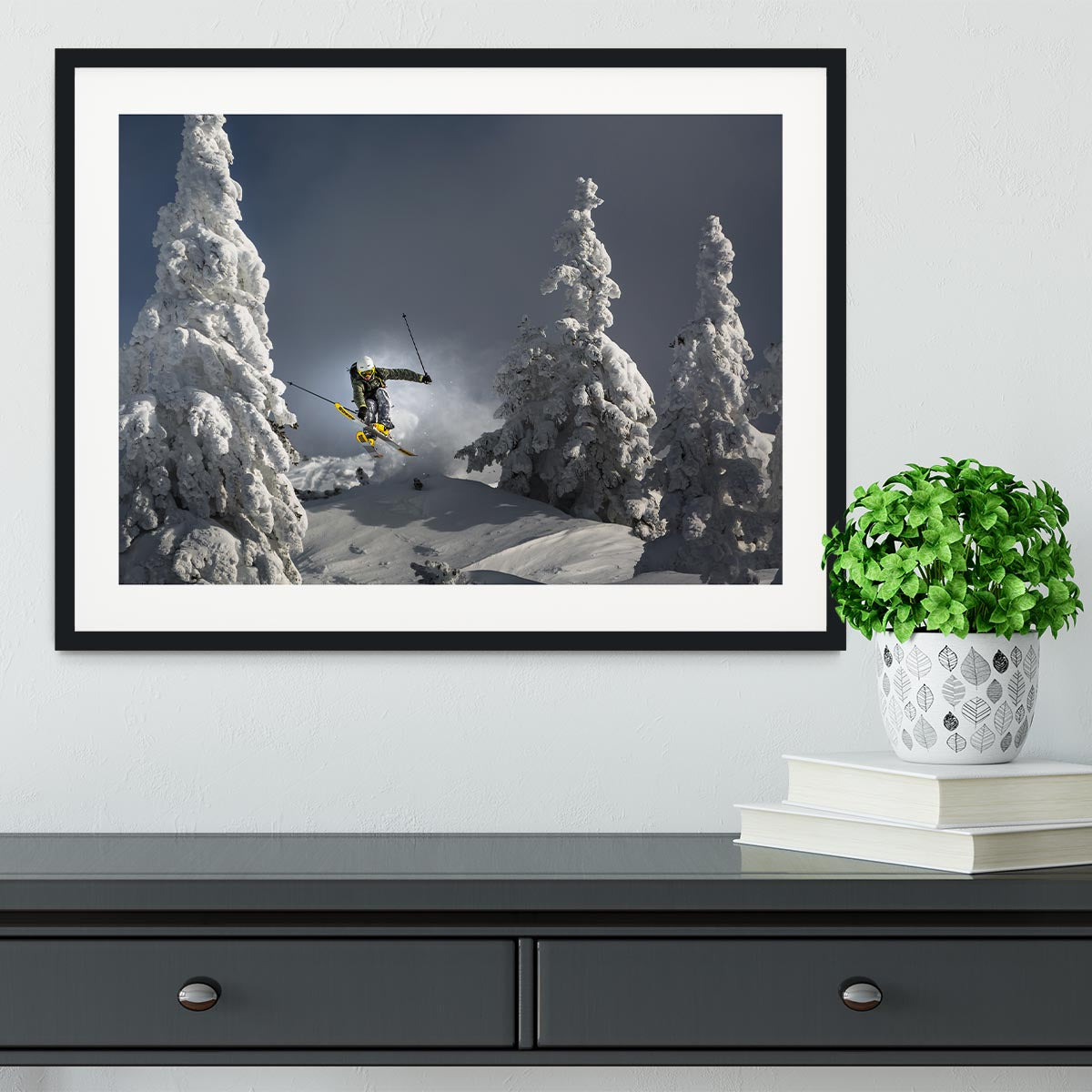 Ski is life Framed Print - 1x - 1