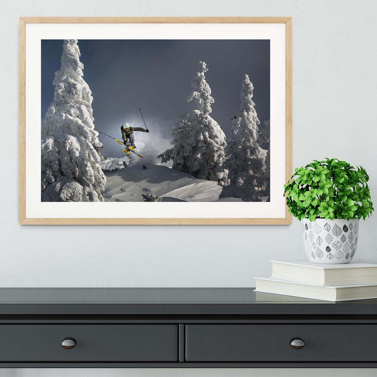 Ski is life Framed Print - 1x - 3