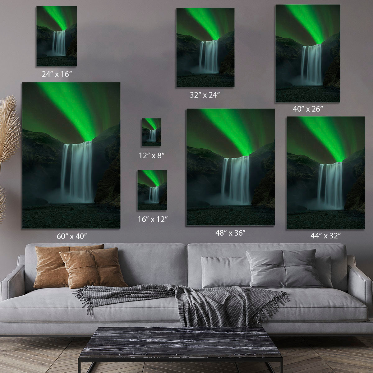 Skogafoss Canvas Print or Poster - Canvas Art Rocks - 7