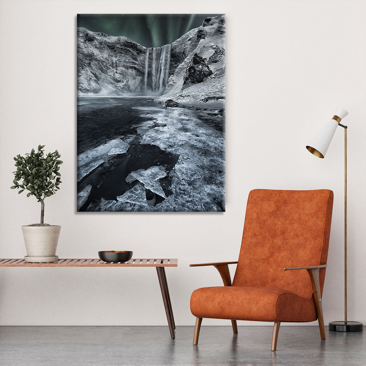 Skogafoss Falls Canvas Print or Poster - Canvas Art Rocks - 6