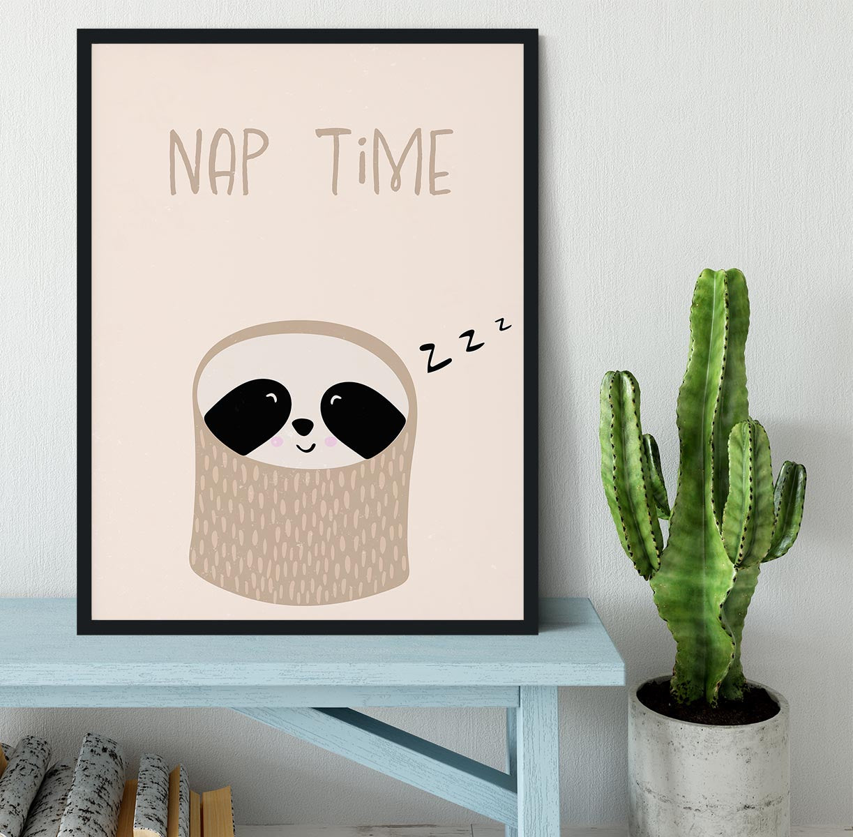 Sloth nursery print Framed Print - 1x - 2