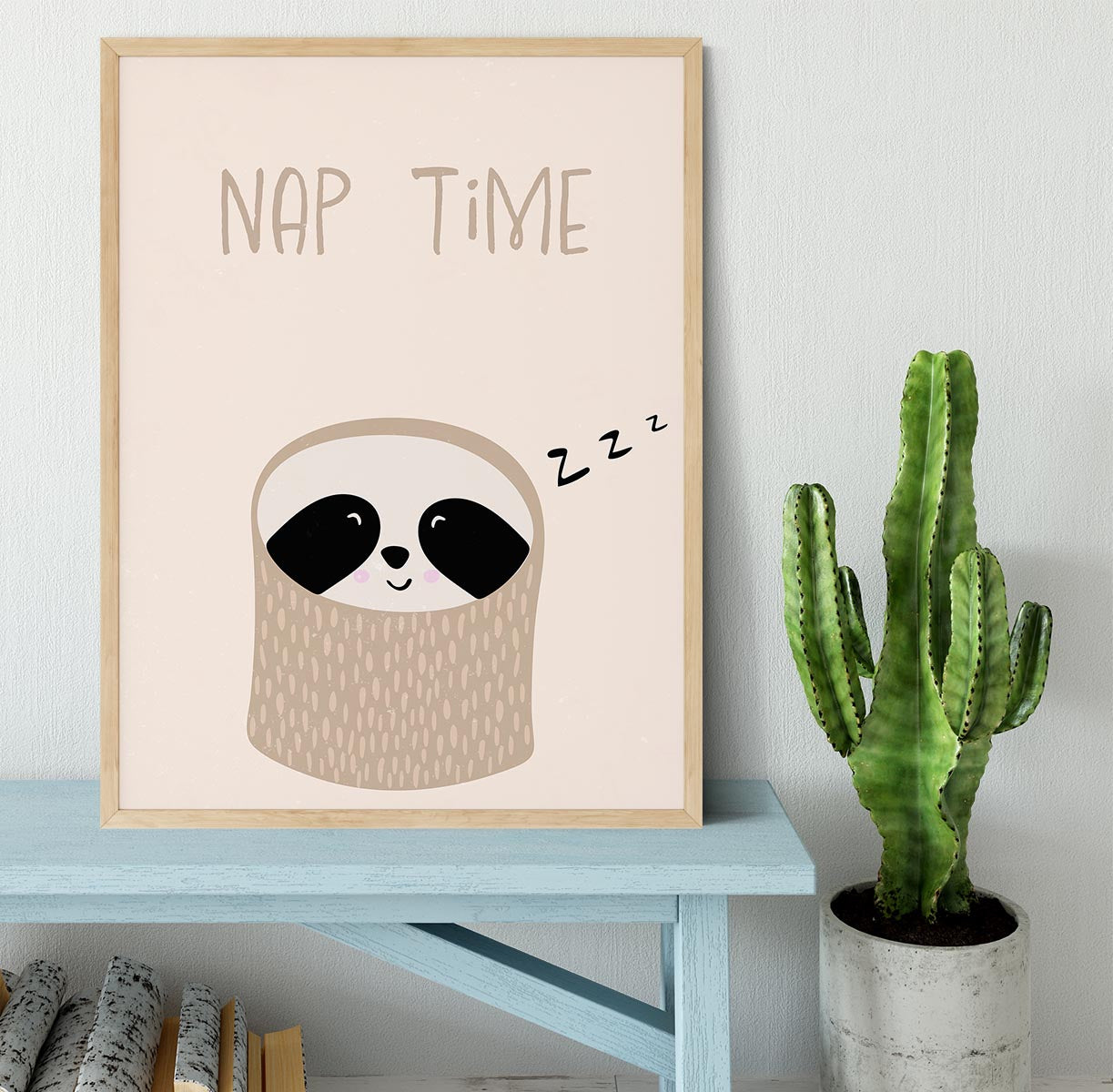 Sloth nursery print Framed Print - 1x - 4