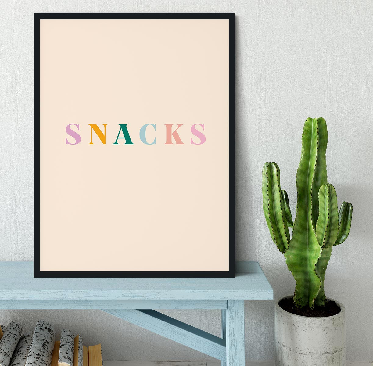 Snacks Framed Print - Canvas Art Rocks - 2