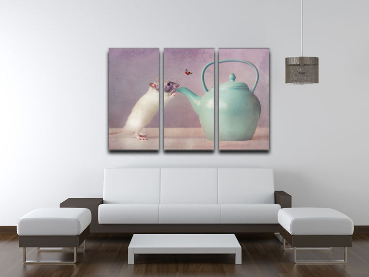 Snoozy 3 Split Panel Canvas Print - 1x - 3