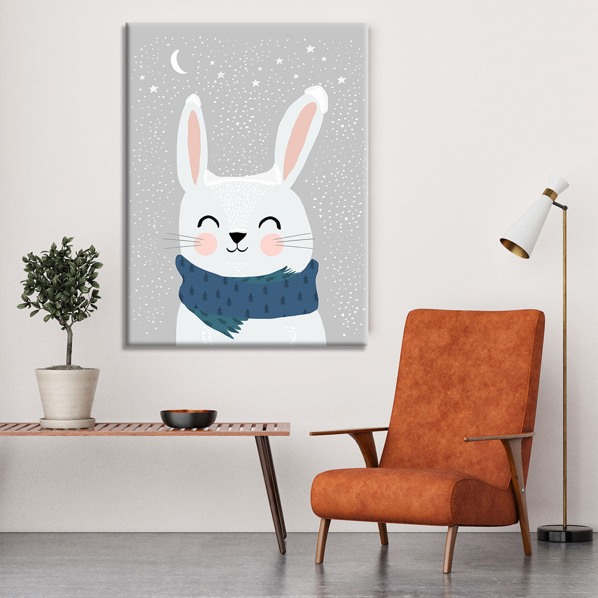 Snow Bunny Canvas Print or Poster - 1x - 6