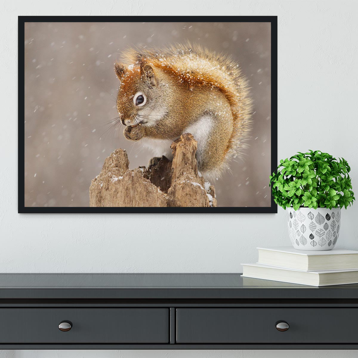 Snow Storm Framed Print - 1x - 2