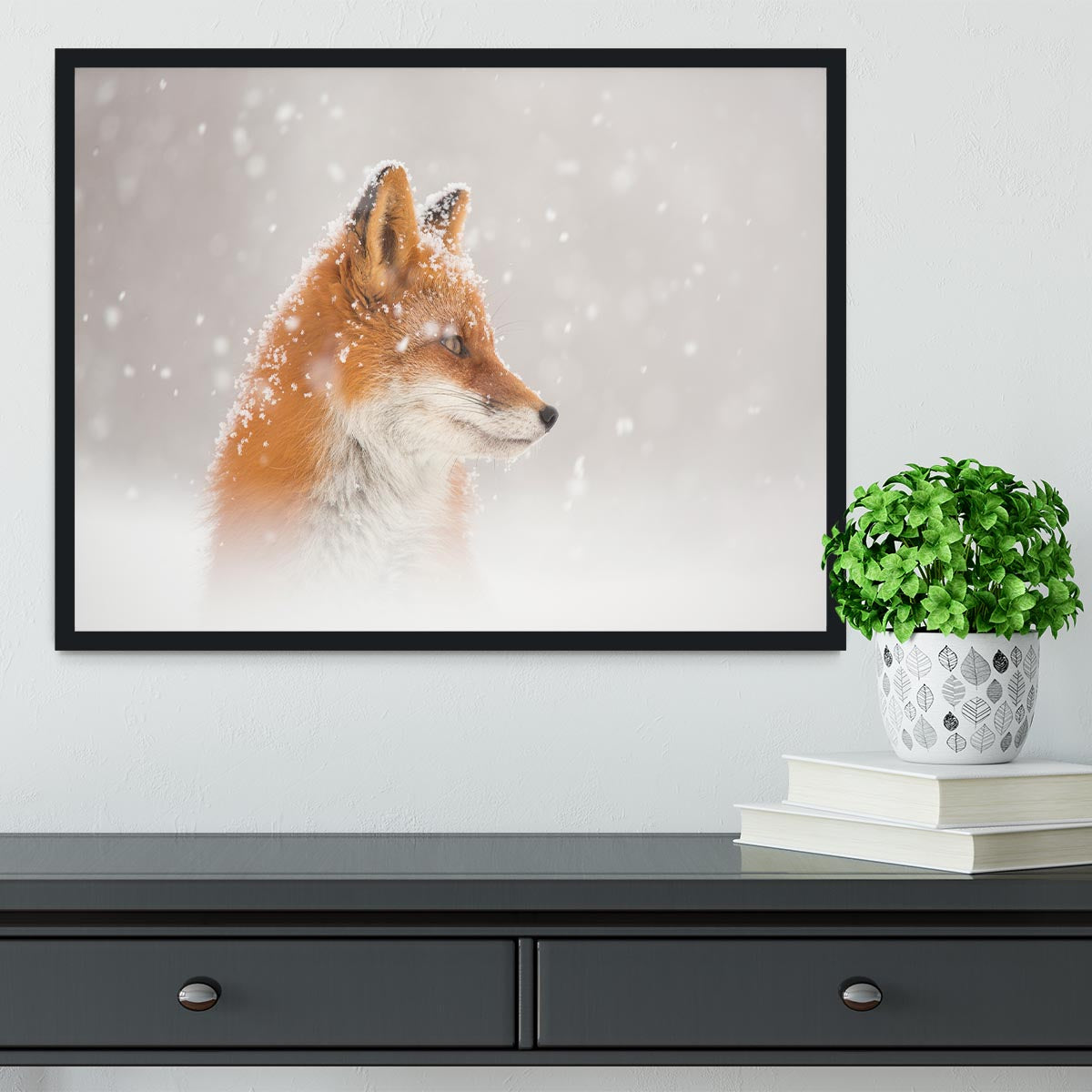 Snow is falling Framed Print - 1x - 2