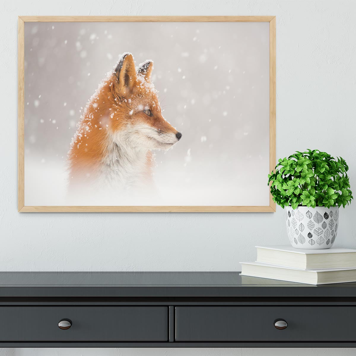 Snow is falling Framed Print - 1x - 4