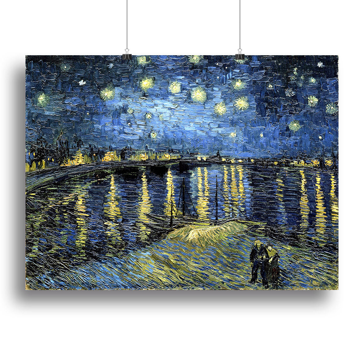 Starry Night over the Rhone Poster - Unframed