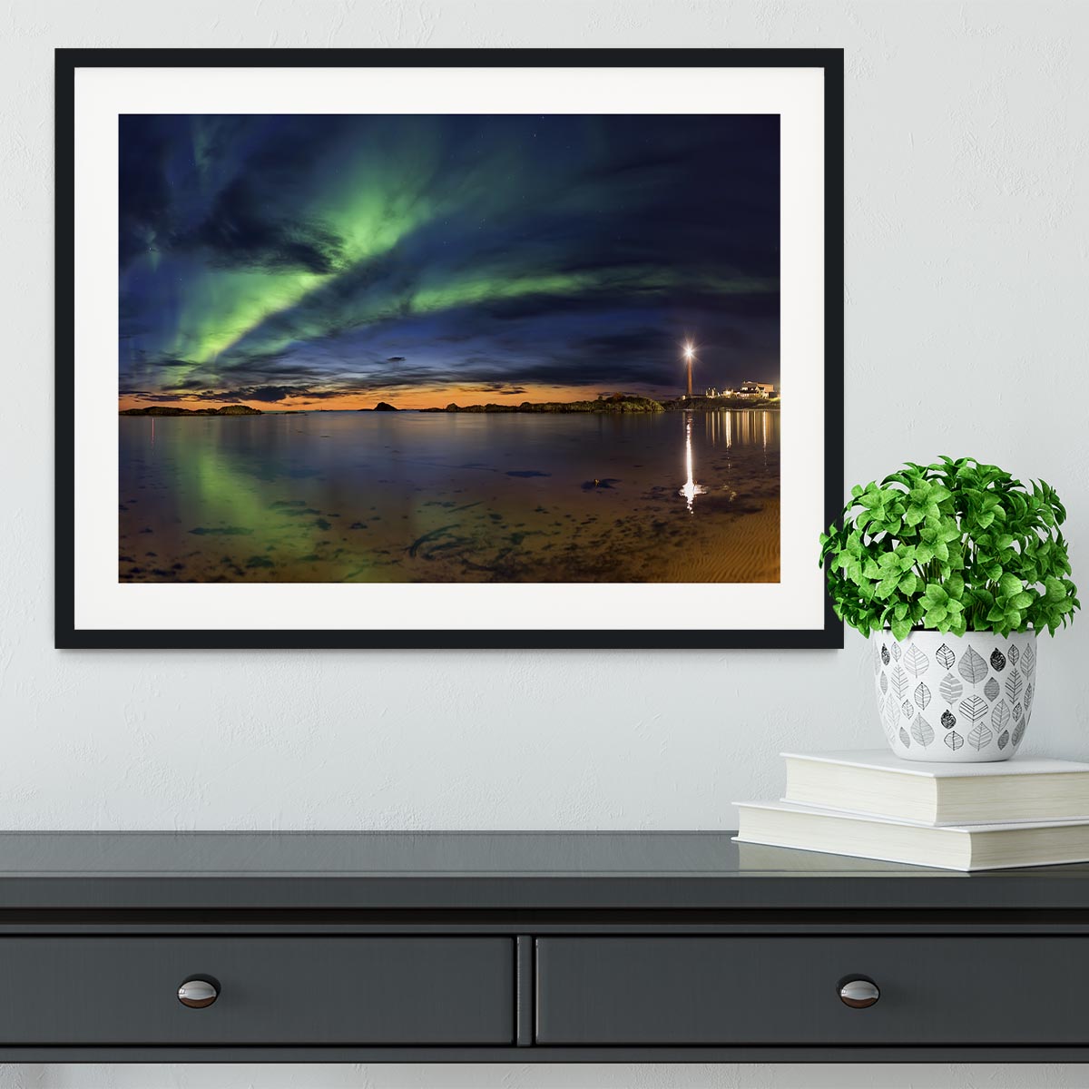 Sunset at Andenes Framed Print - Canvas Art Rocks - 1