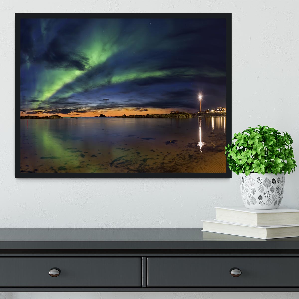 Sunset at Andenes Framed Print - Canvas Art Rocks - 2