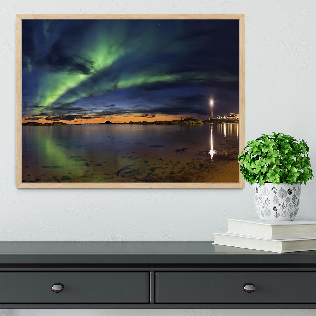 Sunset at Andenes Framed Print - Canvas Art Rocks - 4