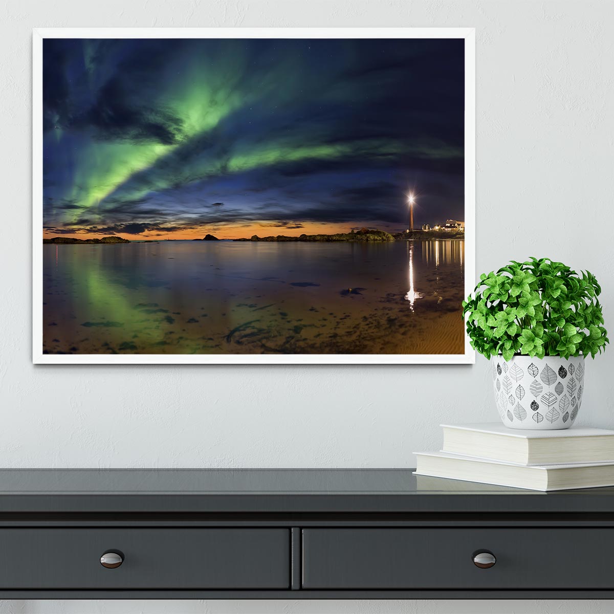 Sunset at Andenes Framed Print - Canvas Art Rocks -6