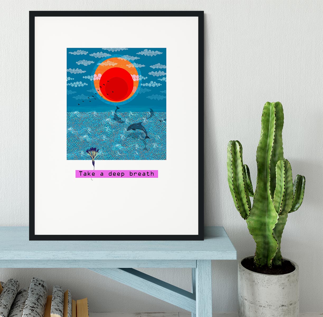 Take a deep breath Framed Print - 1x - 1