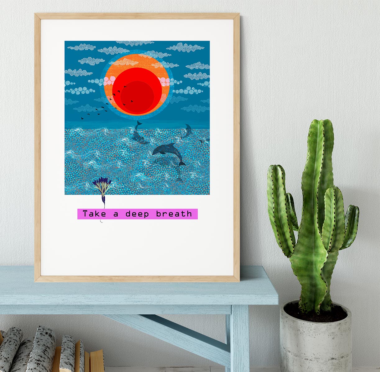 Take a deep breath Framed Print - 1x - 4