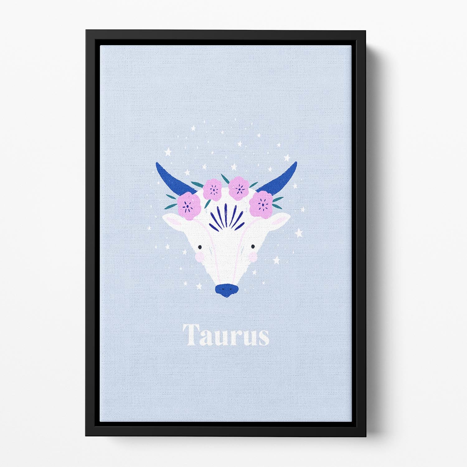 Taurus Inspiration Poster Floating Framed Canvas - Canvas Art Rocks - 2