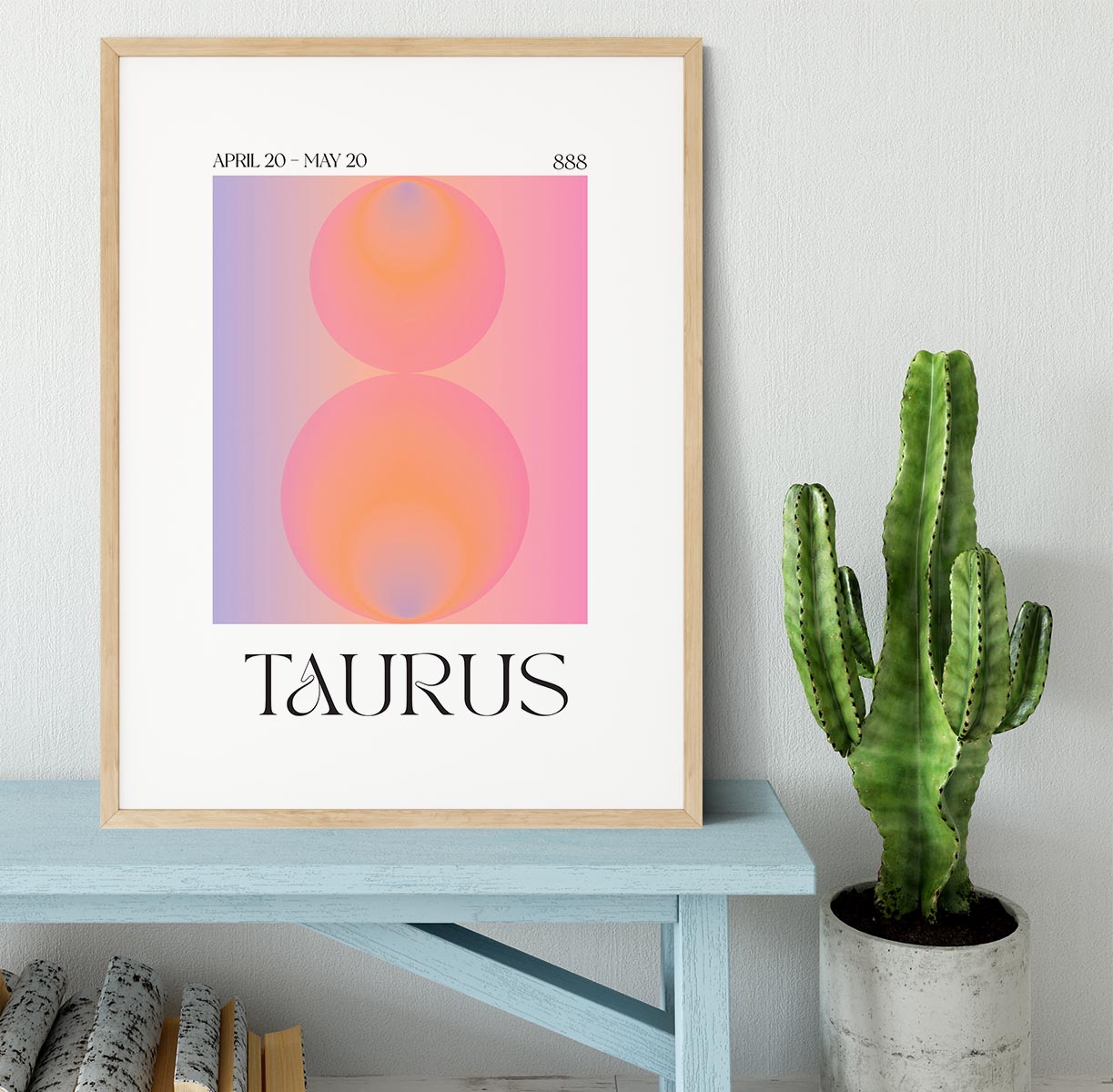 Taurus Zodiac Resilience Poster Framed Print - Canvas Art Rocks - 3