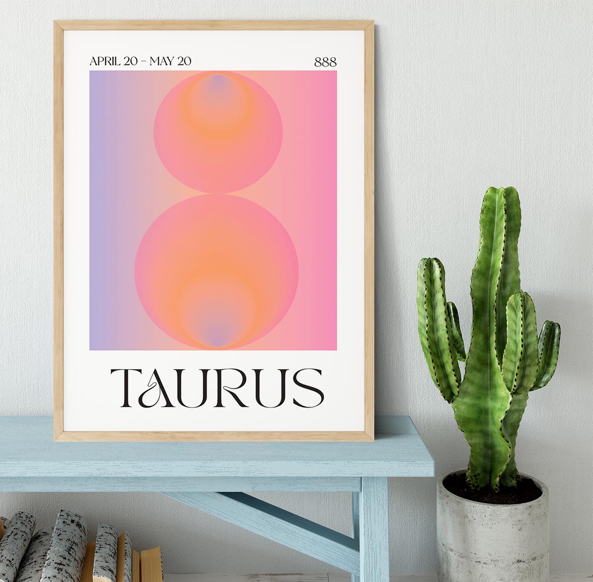 Taurus Zodiac Resilience Poster Framed Print - Canvas Art Rocks - 4