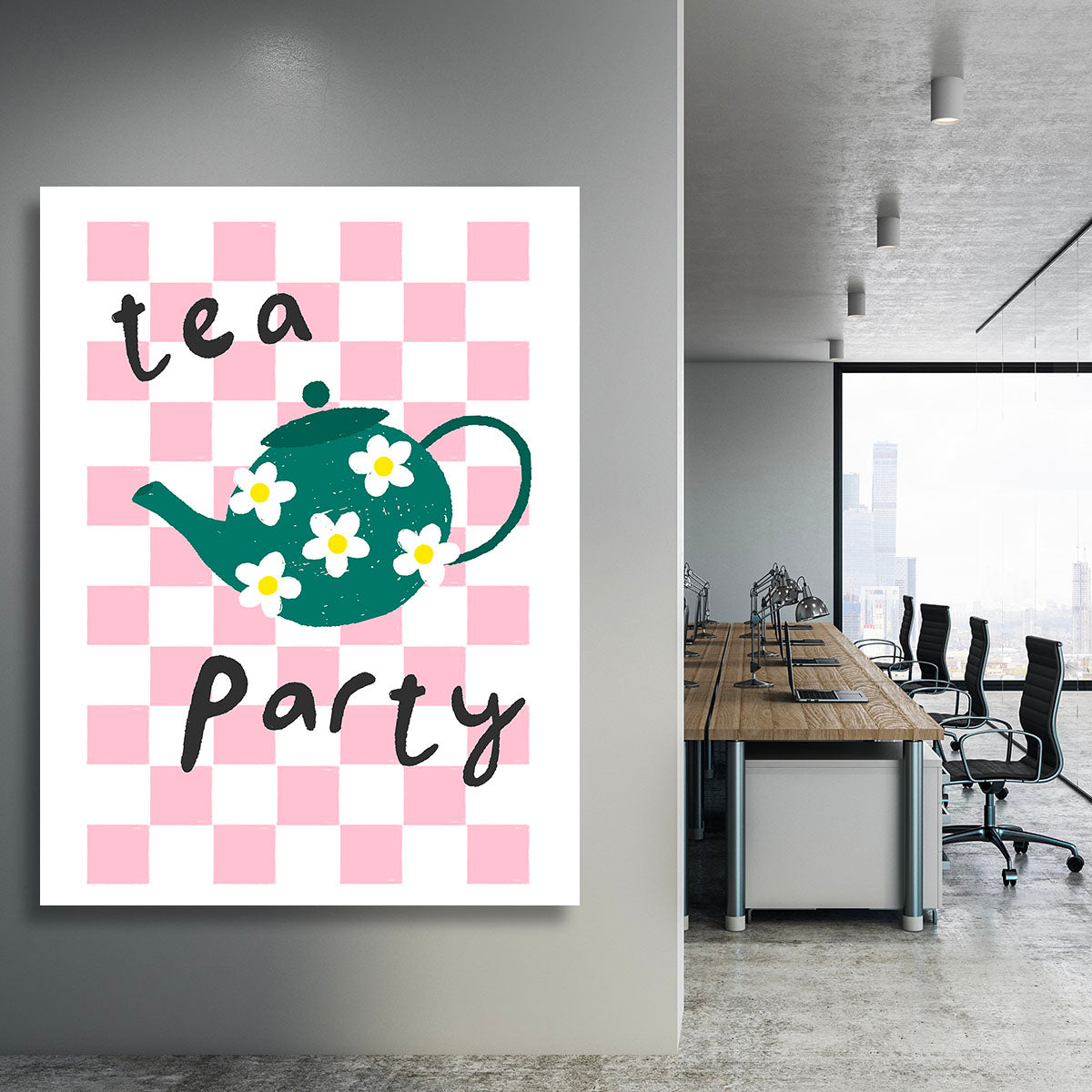 Tea Party Canvas Print or Poster - Canvas Art Rocks - 3