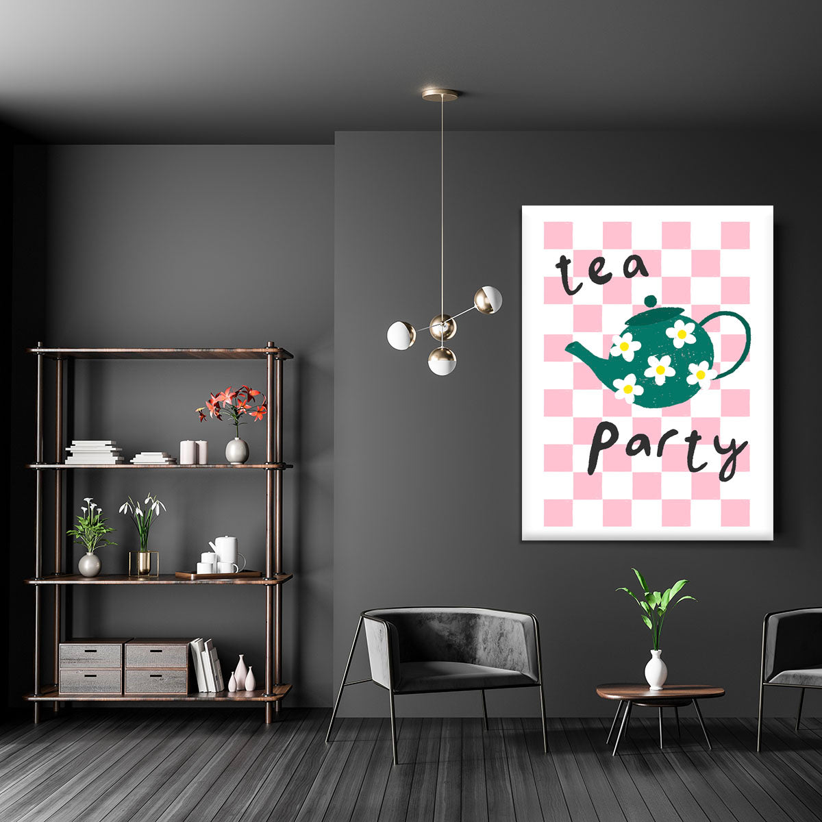 Tea Party Canvas Print or Poster - Canvas Art Rocks - 5